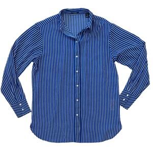 Scotch & Soda Pinstriped Button Down Lightweight Tunic